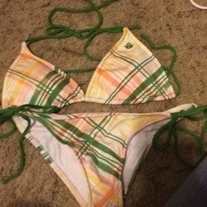 Scottish patterned bikini